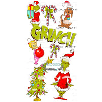 Grinch #7104 Sublimation transfers - Heat Transfer Graphic