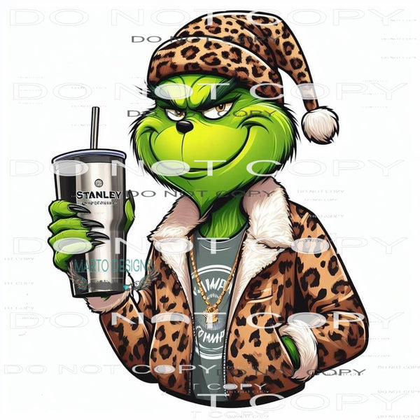 Grinch Stanly #8509 Sublimation transfers - Heat Transfer