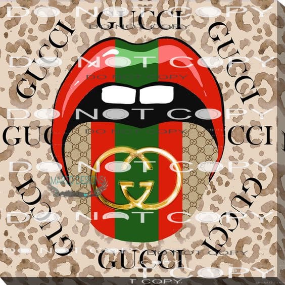 Gucci #10993 Sublimation transfer - Heat Transfer Graphic