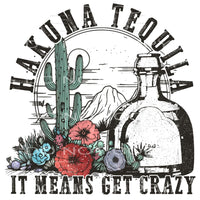 Hakuna Tequila #5894 Sublimation transfers - Heat Transfer