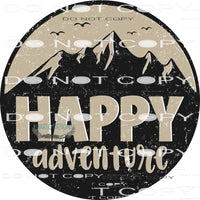 Happy Adventure #11037 Sublimation transfers - Heat