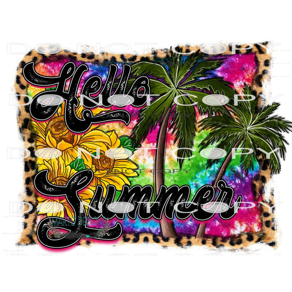 Hello Summer #10440 Sublimation transfers - Heat Transfer