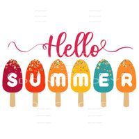 Hello Summer # 450 Sublimation transfers - Heat Transfer