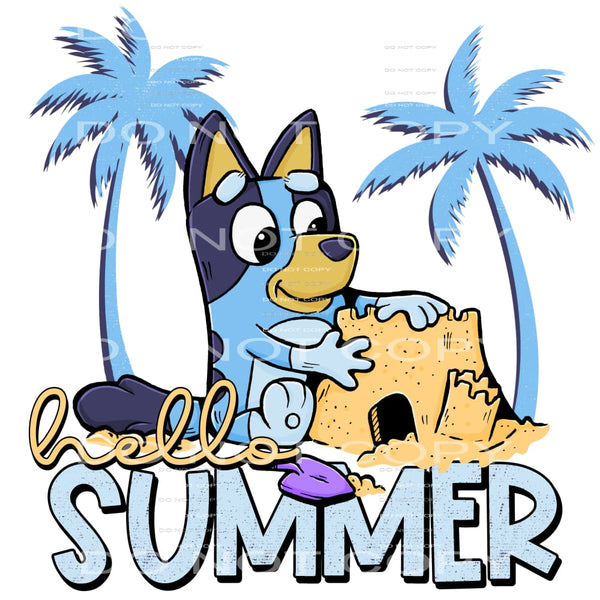 Hello Summer #5892 Sublimation transfers - Heat Transfer