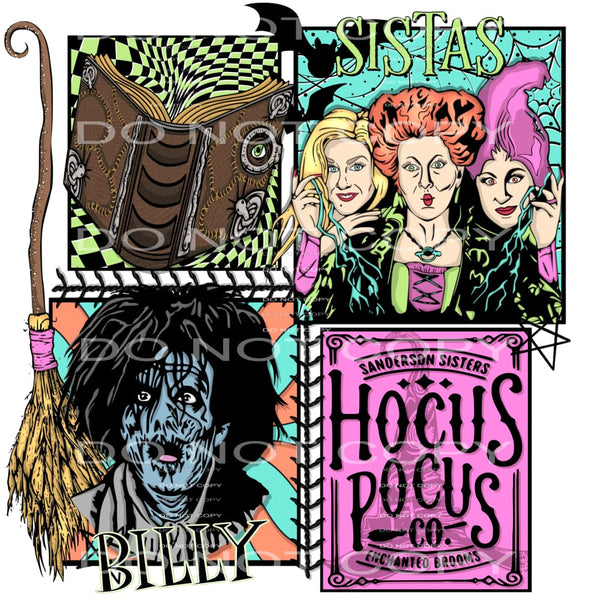 Hocus Pocus #6013 Sublimation transfers - Heat Transfer