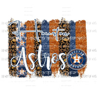 Houston Astros Paint Pallet Sublimation transfers Heat Transfer