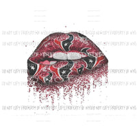 Houston Texans Lips Sublimation transfers Heat Transfer