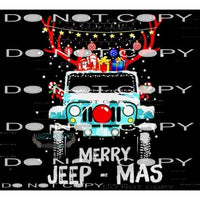 Jeep # 1069 Sublimation transfers - Heat Transfer Graphic