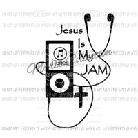 jesus is my jam ipod sublimation transfer Heat Transfer