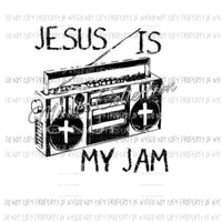 jesus is my jam radio sublimation transfer Heat Transfer