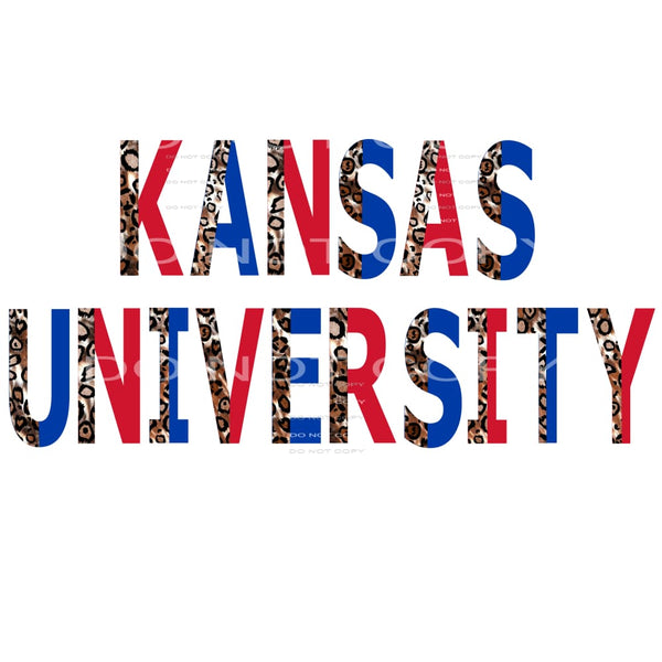 Kansas University # 89926 Sublimation transfers - Heat