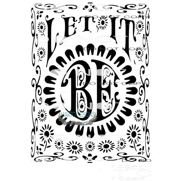 Let it Be # 1436 Sublimation transfers - Heat Transfer