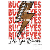 lets go bucks ohio # 1043 Sublimation transfers - Heat