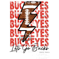 lets go bucks ohio # 1044 Sublimation transfers - Heat