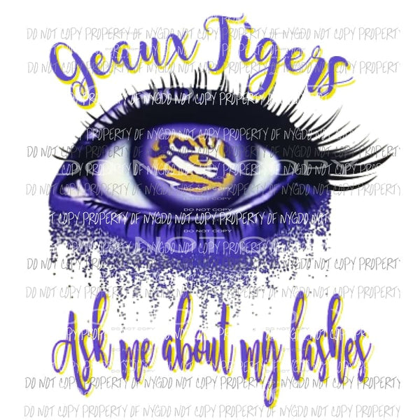 LSU Tigers eye Sublimation transfers Heat Transfer