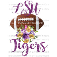 LSU tigers football Sublimation transfers Heat Transfer