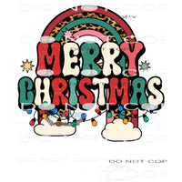 Merry Christmas #8246 Sublimation transfers - Heat Transfer