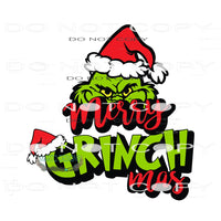 Merry Grinchmas #8271 Sublimation transfers - Heat Transfer