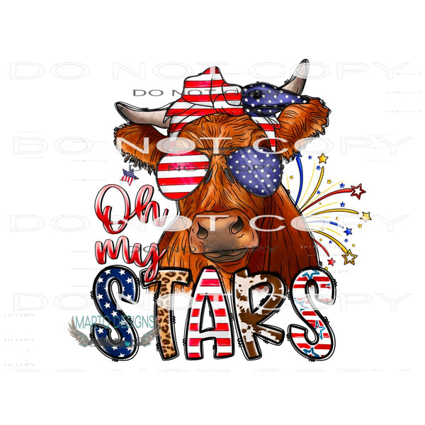 Oh My Stars #10828 Sublimation transfers - Heat Transfer