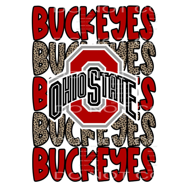 ohio Buckeyes # 89919 Sublimation transfers - Heat Transfer