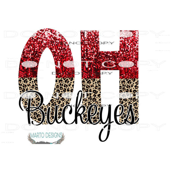 Ohio buckeyes # 9940 Sublimation transfers - Heat Transfer