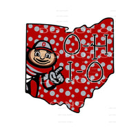 Ohio Buckeyes red # 89921 Sublimation transfers - Heat