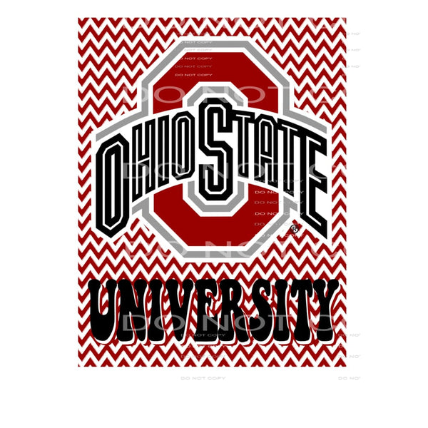 Ohio State Chevron # 88893 Sublimation transfers - Heat