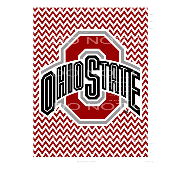 Ohio State Chevron # 88894 Sublimation transfers - Heat