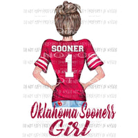 Oklahoma girl Sublimation transfers Heat Transfer