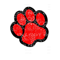 paw print # 88934 Sublimation transfers - Heat Transfer