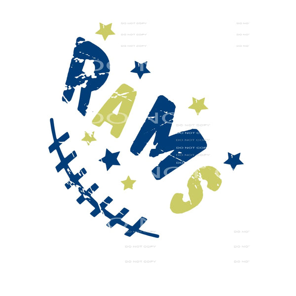 Rams Football # 88926 Sublimation transfers - Heat Transfer