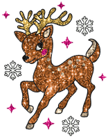 Reindeer #7766 Sublimation transfers - Heat Transfer Graphic