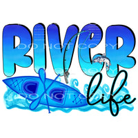 River life # 781 Sublimation transfers - Heat Transfer