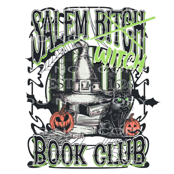 Salem Witch Book Club #5860 Sublimation transfers - Heat