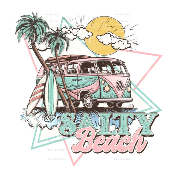 Salty Beach #5453 Sublimation transfers - Heat Transfer