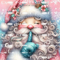 Santa #11152 Sublimation transfers - Heat Transfer Graphic