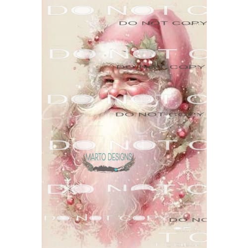 santa # 2526 Sublimation transfers - Heat Transfer Graphic