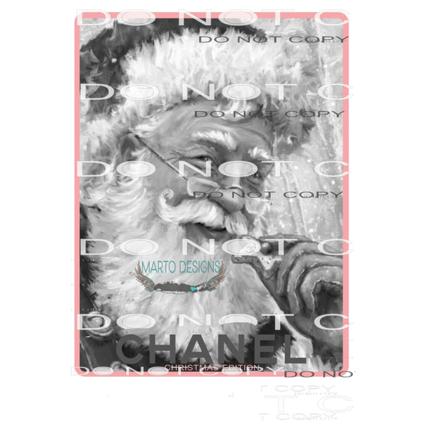 santa chanel # 2529 Sublimation transfers - Heat Transfer