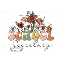 School Secretary #6979 Sublimation transfers - Heat Transfer