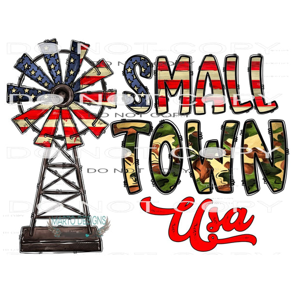 Small Town USA #10829 Sublimation transfers - Heat Transfer