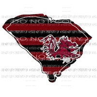 State South Carolina Gamecocks 3 Sublimation transfers Heat Transfer