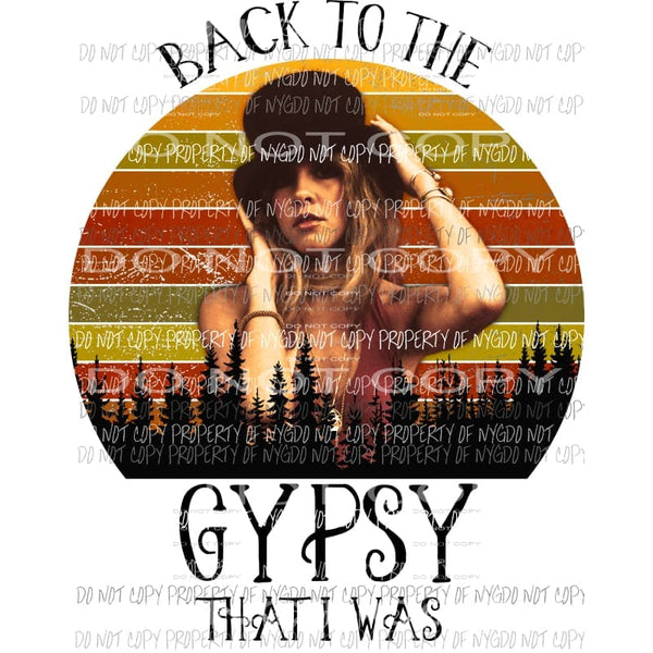 Stevie Nicks Gypsy Sublimation transfers Heat Transfer