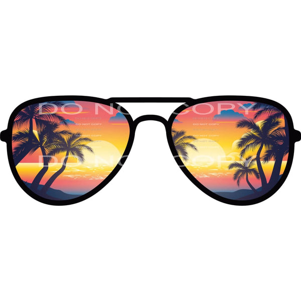 Summer sunglasses # 474 Sublimation transfers - Heat