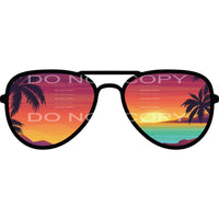 Summer sunglasses # 476 Sublimation transfers - Heat