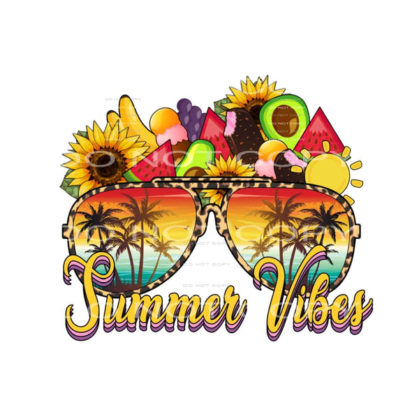 Summer vibes # 412 Sublimation transfers - Heat Transfer