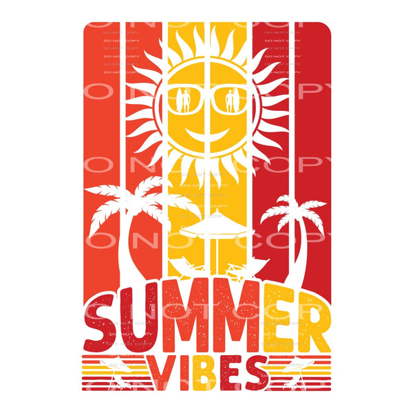 Summer Vibes #5413 Sublimation transfers - Heat Transfer