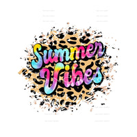 Summer vibes leopard # 441 Sublimation transfers - Heat