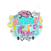 Summer vibes only # 446 Sublimation transfers - Heat