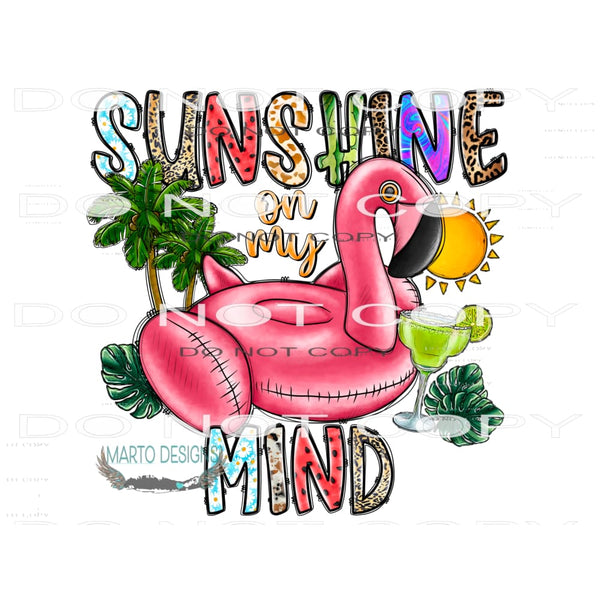 Sunshine On My Mind #10390 Sublimation transfers - Heat