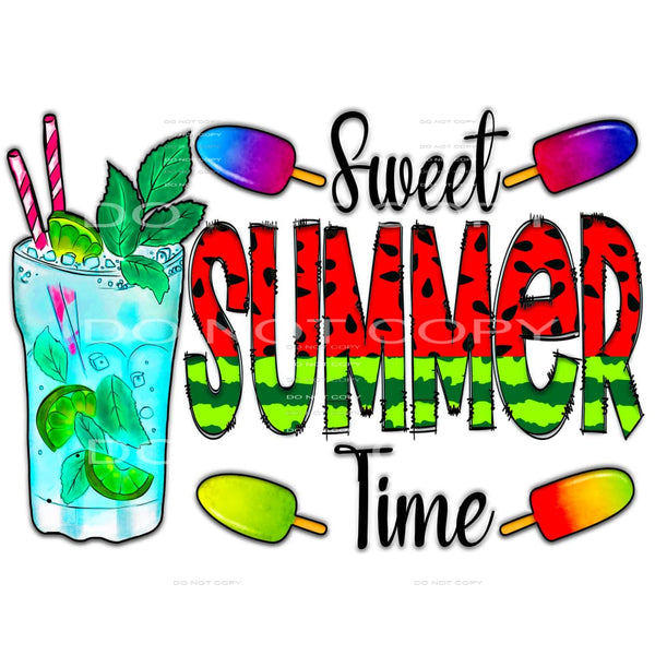 Sweet summer time # 436 Sublimation transfers - Heat